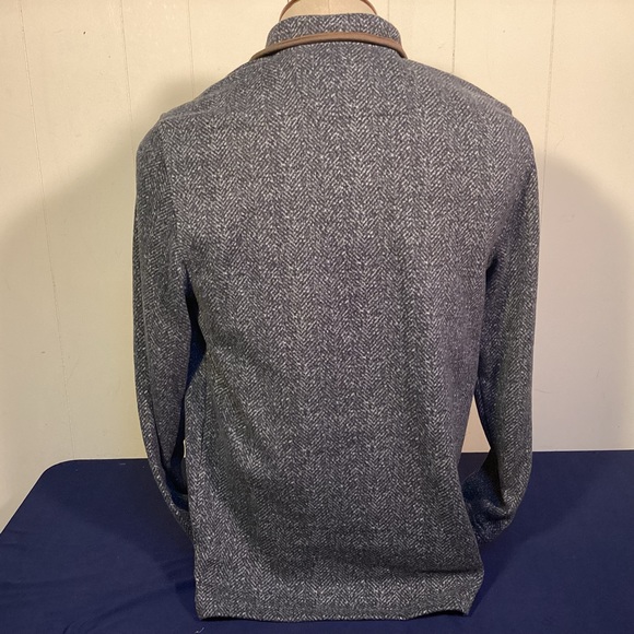Arrow Herringbone snap front pullover fleece mens size medium - Picture 5 of 12